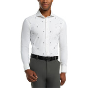 GreenRabbit Golf, G/Fore, Modern Spread Skull & T's Woven Technical Stretch Nylon Snow, Shirt - GreenRabbit Golf GOLFFASHION & LIFESTYLE
