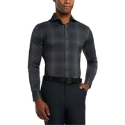 GreenRabbit Golf, G/Fore, Modern Plaid Woven Technical Stretch Nylon Onyx/Charcoal, Shirt - GreenRabbit Golf GOLFFASHION & LIFESTYLE