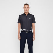 GreenRabbit Golf, J. Lindeberg, M Nash Reg Fit TX Jaquard JL Navy / White, Shirt - GreenRabbit Golf GOLFFASHION & LIFESTYLE