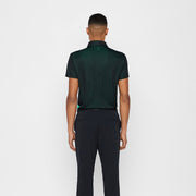 GreenRabbit Golf, J. Lindeberg, M Nash Reg Fit TX Jaquard Black / Stan Green, Shirt - GreenRabbit Golf GOLFFASHION & LIFESTYLE