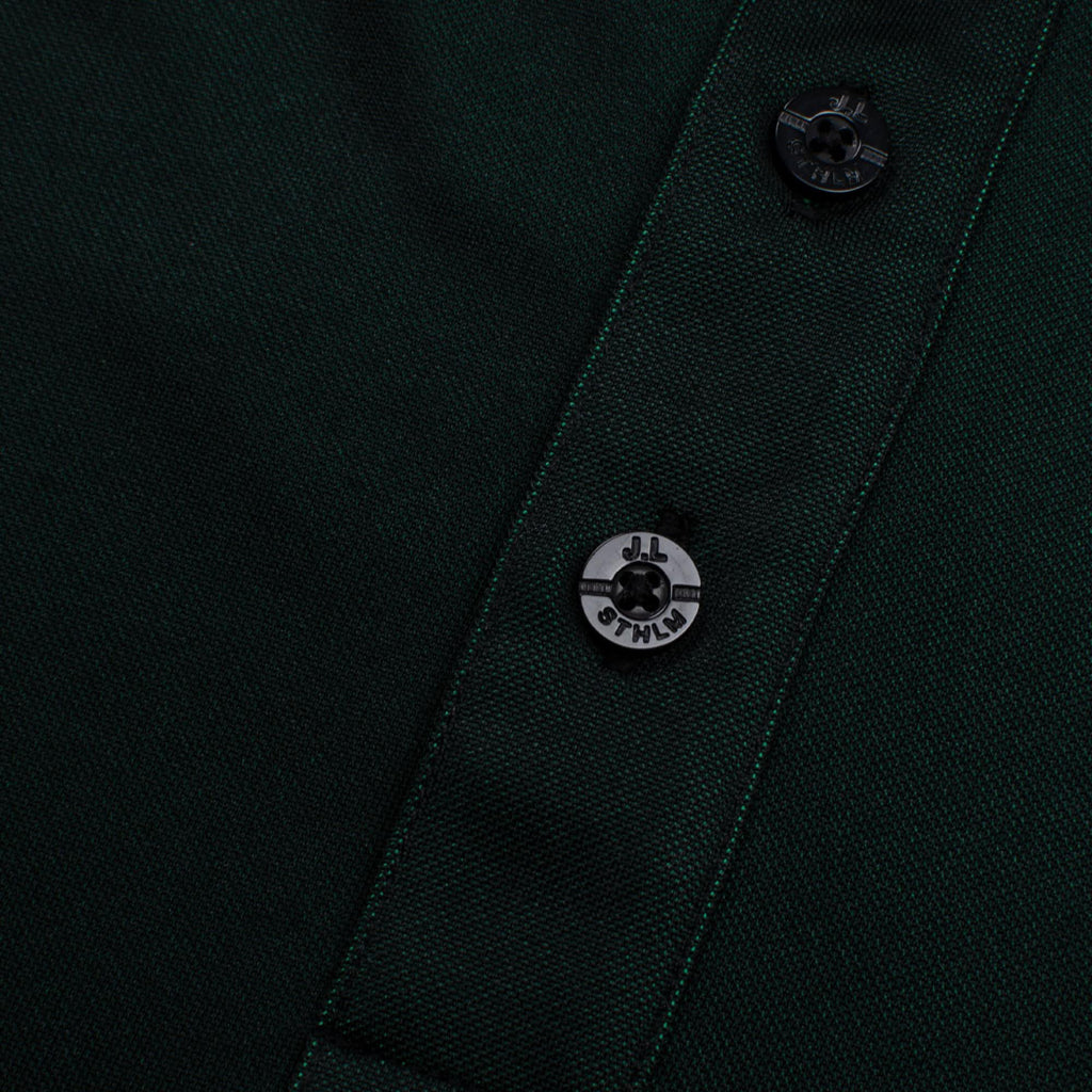 GreenRabbit Golf, J. Lindeberg, M Nash Reg Fit TX Jaquard Black / Stan Green, Shirt - GreenRabbit Golf GOLFFASHION & LIFESTYLE