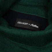 GreenRabbit Golf, Malbon by Lyle & Scott, Malbon x L&S Rollneck Sweater Jade Green, Sweater - GreenRabbit Golf GOLFFASHION & LIFESTYLE