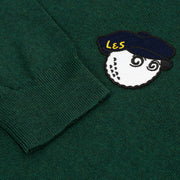 GreenRabbit Golf, Malbon by Lyle & Scott, Malbon x L&S Rollneck Sweater Jade Green, Sweater - GreenRabbit Golf GOLFFASHION & LIFESTYLE