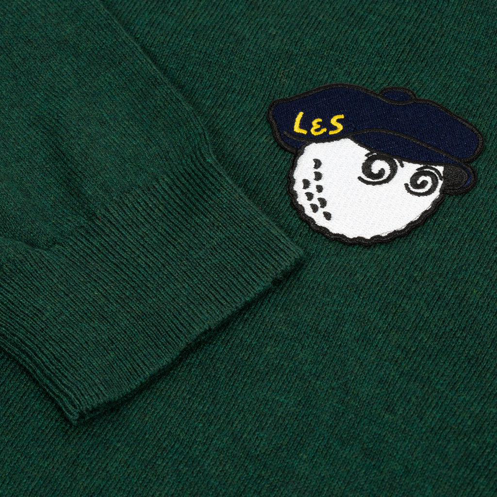 GreenRabbit Golf, Malbon by Lyle & Scott, Malbon x L&S Rollneck Sweater Jade Green, Sweater - GreenRabbit Golf GOLFFASHION & LIFESTYLE