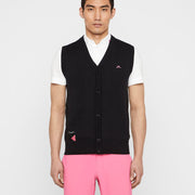 GreenRabbit Golf, J. Lindeberg, M Edmund Archived Pima Cotton Black, Pullunder - GreenRabbit Golf GOLFFASHION & LIFESTYLE