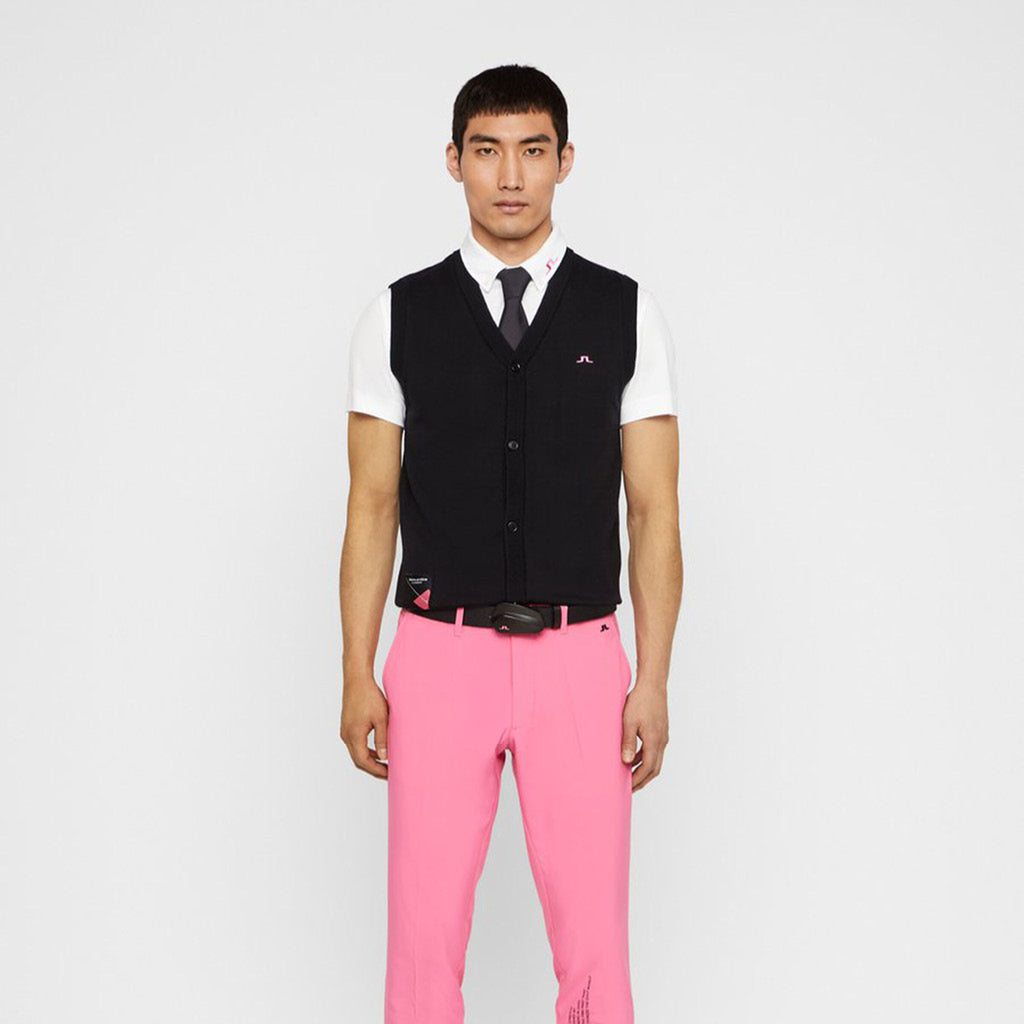 GreenRabbit Golf, J. Lindeberg, M Edmund Archived Pima Cotton Black, Pullunder - GreenRabbit Golf GOLFFASHION & LIFESTYLE
