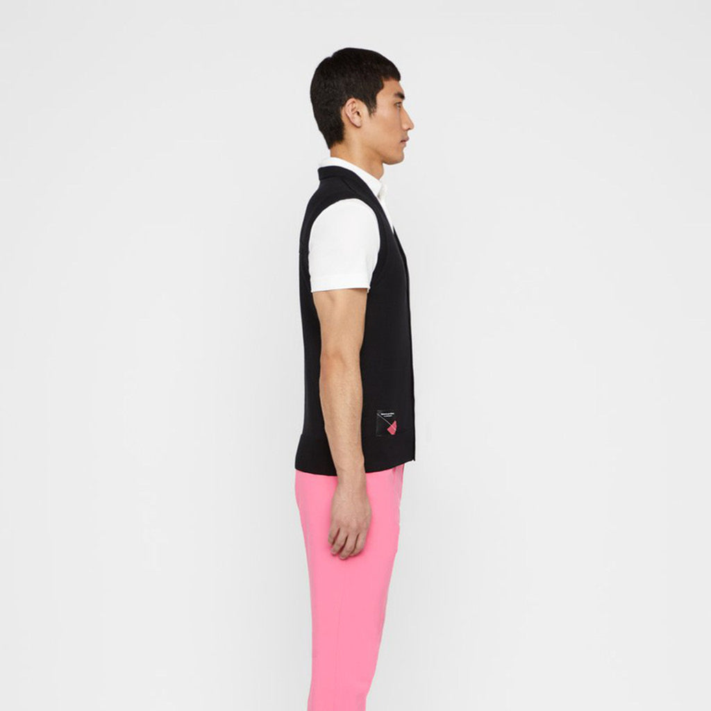 GreenRabbit Golf, J. Lindeberg, M Edmund Archived Pima Cotton Black, Pullunder - GreenRabbit Golf GOLFFASHION & LIFESTYLE