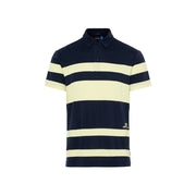 GreenRabbit Golf, J. Lindeberg, M Malte Reg Fit Club Pique Still Yellow / JL Navy, Shirt - GreenRabbit Golf GOLFFASHION & LIFESTYLE