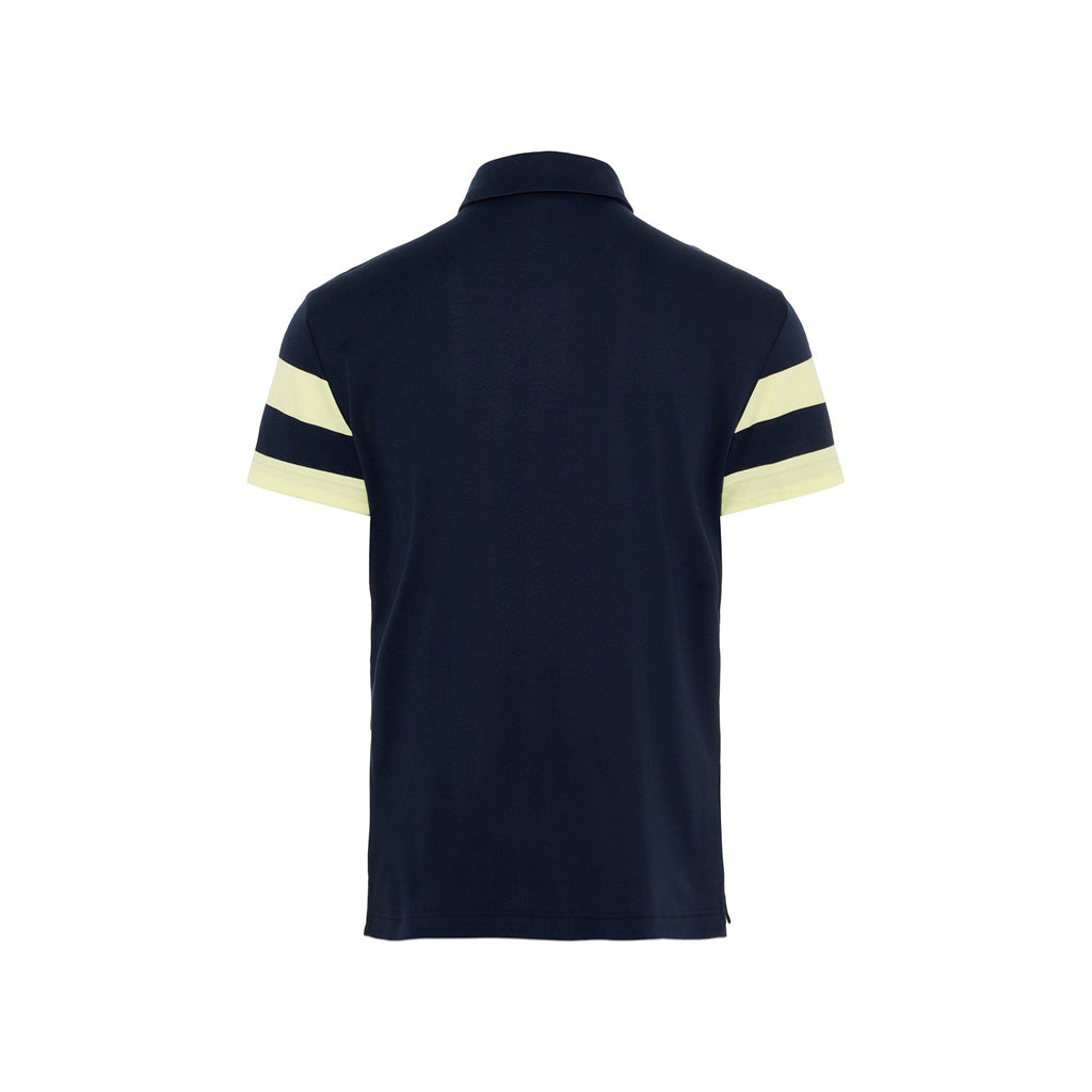 GreenRabbit Golf, J. Lindeberg, M Malte Reg Fit Club Pique Still Yellow / JL Navy, Shirt - GreenRabbit Golf GOLFFASHION & LIFESTYLE