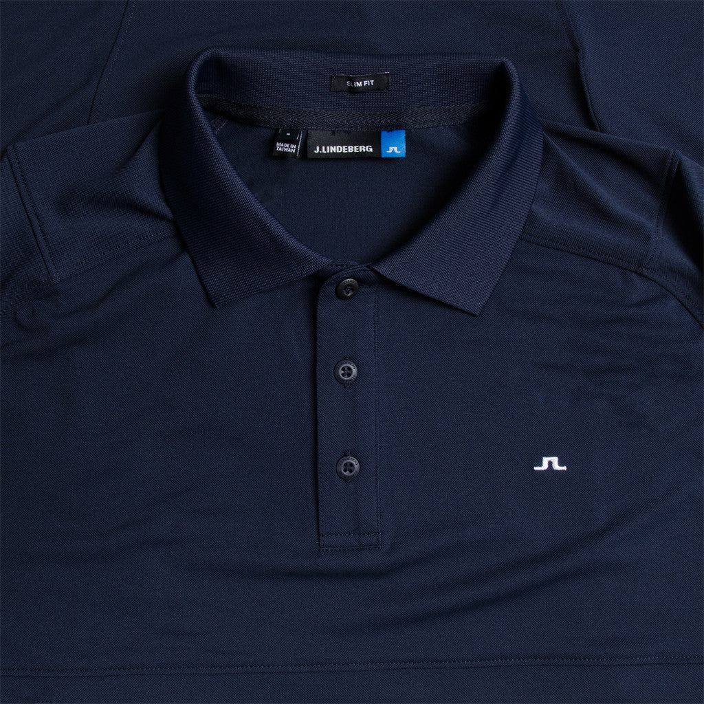 GreenRabbit Golf, J. Lindeberg, Jesper Slim TX Tourque JL Navy, Shirt - GreenRabbit Golf GOLFFASHION & LIFESTYLE
