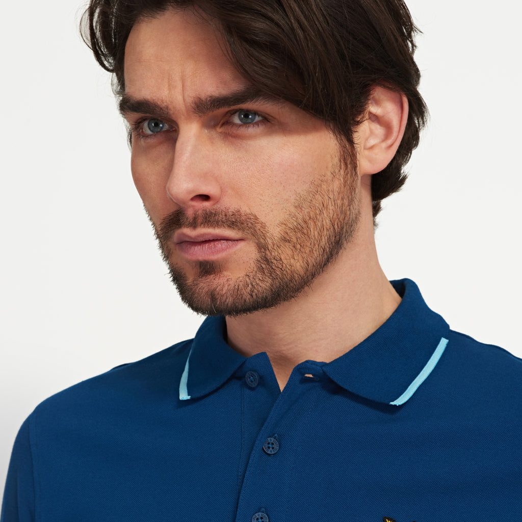 GreenRabbit Golf, Lyle & Scott, Andrew Polo Deep Fjord, Shirt - GreenRabbit Golf GOLFFASHION & LIFESTYLE