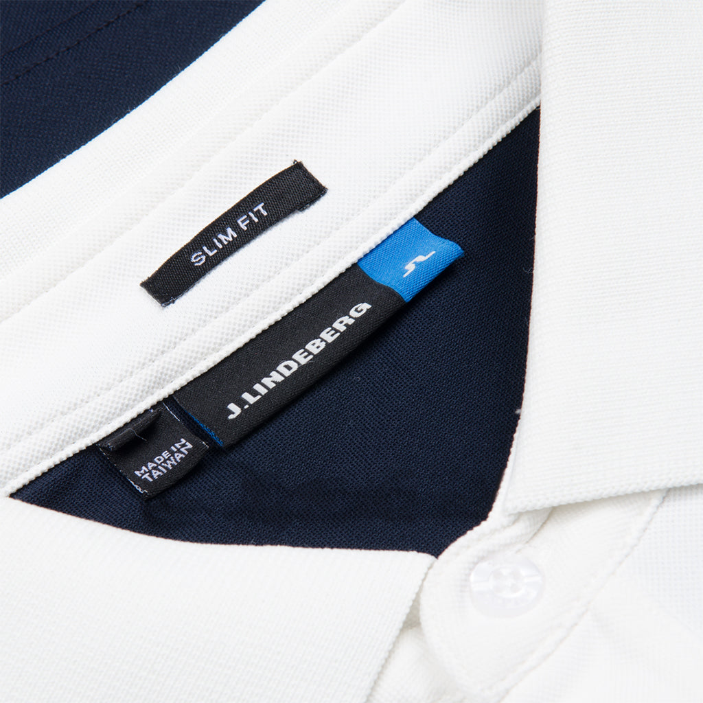 GreenRabbit Golf, J. Lindeberg, Tane Slim TX Troque White, Shirt - GreenRabbit Golf GOLFFASHION & LIFESTYLE