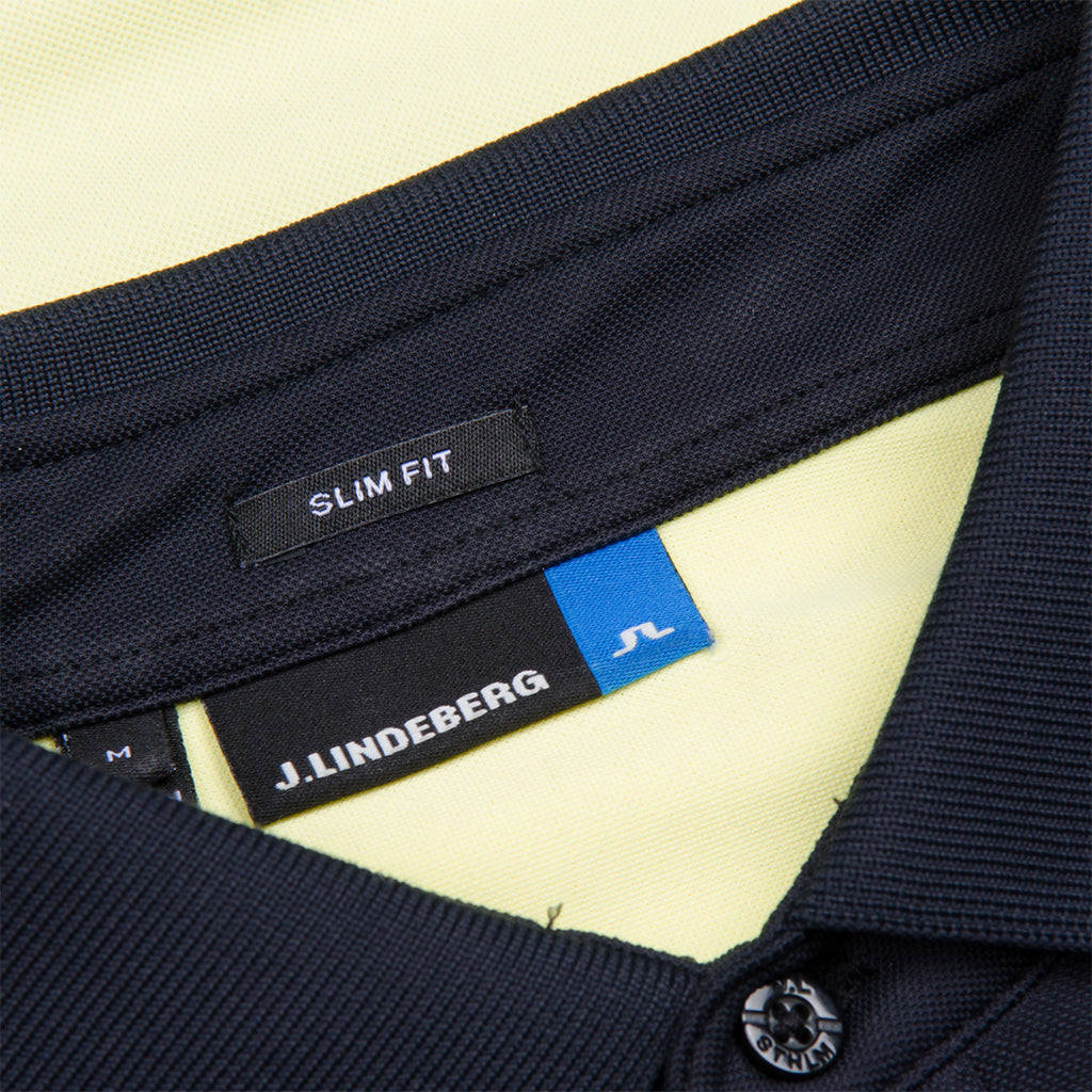 GreenRabbit Golf, J. Lindeberg, Tane Slim TX Troque Black, Shirt - GreenRabbit Golf GOLFFASHION & LIFESTYLE