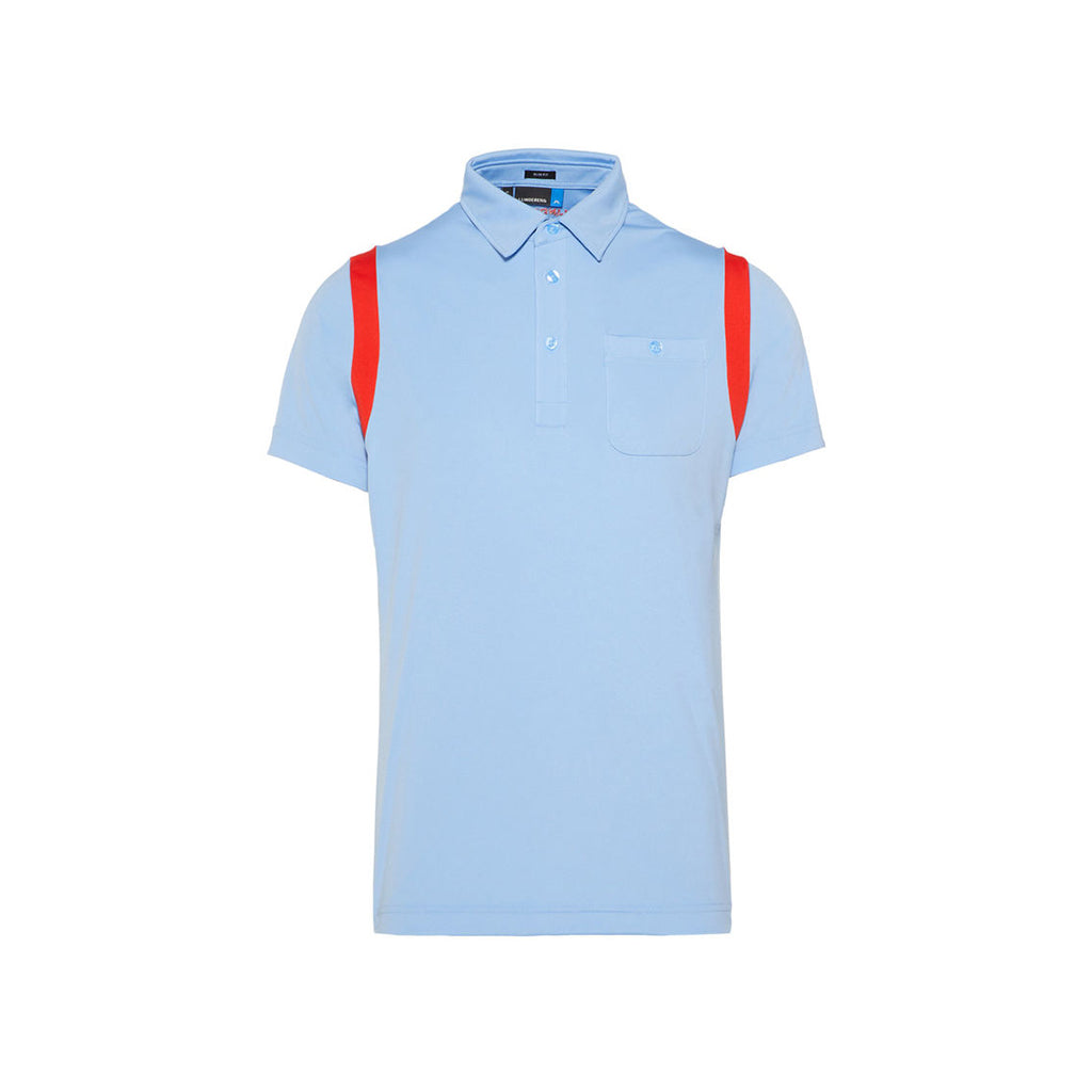 GreenRabbit Golf, J. Lindeberg, Dolph Slim TX Jersey JL Gentle Blue, Shirt - GreenRabbit Golf GOLFFASHION & LIFESTYLE
