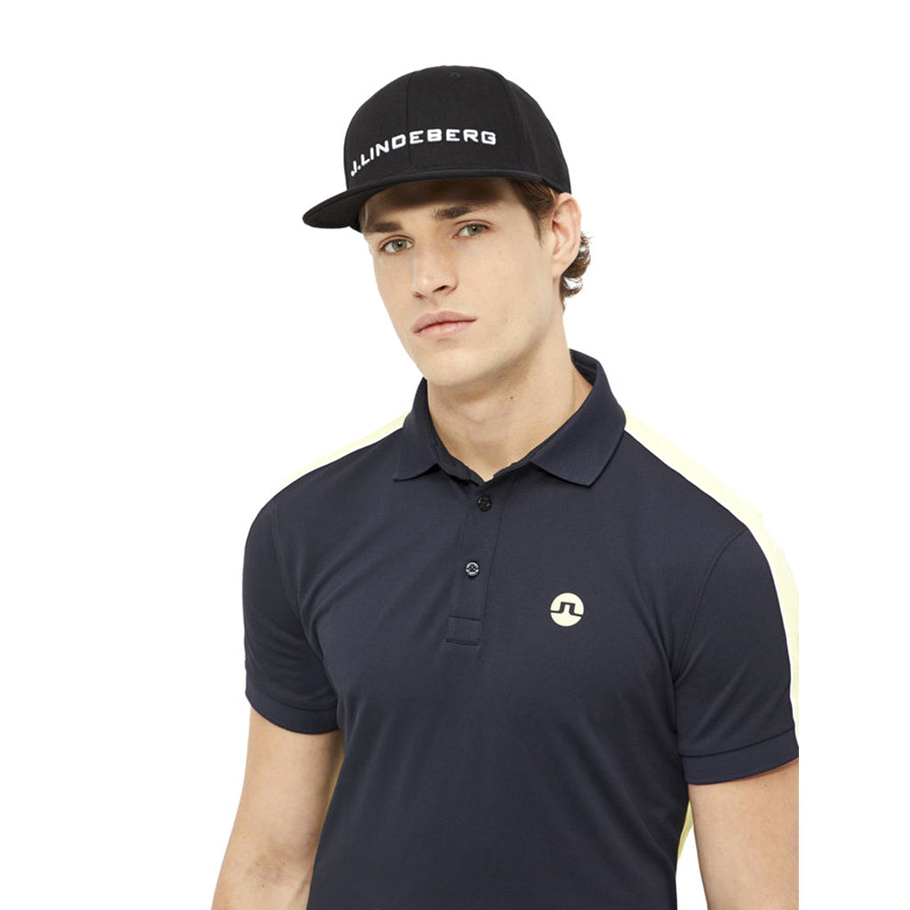 GreenRabbit Golf, J. Lindeberg, Colton Cap Flexi Twill Black, Cap - GreenRabbit Golf GOLFFASHION & LIFESTYLE
