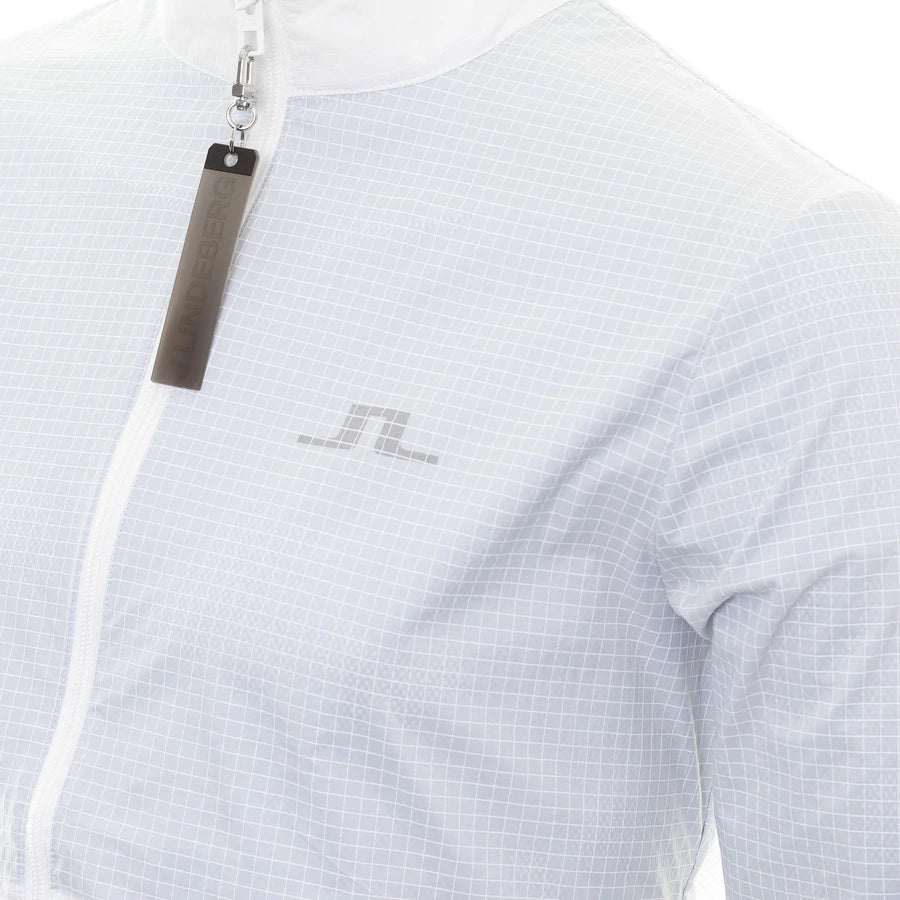 GreenRabbit Golf, J. Lindeberg, Hunter Golf Pack Jacket White, Jacket - GreenRabbit Golf GOLFFASHION & LIFESTYLE