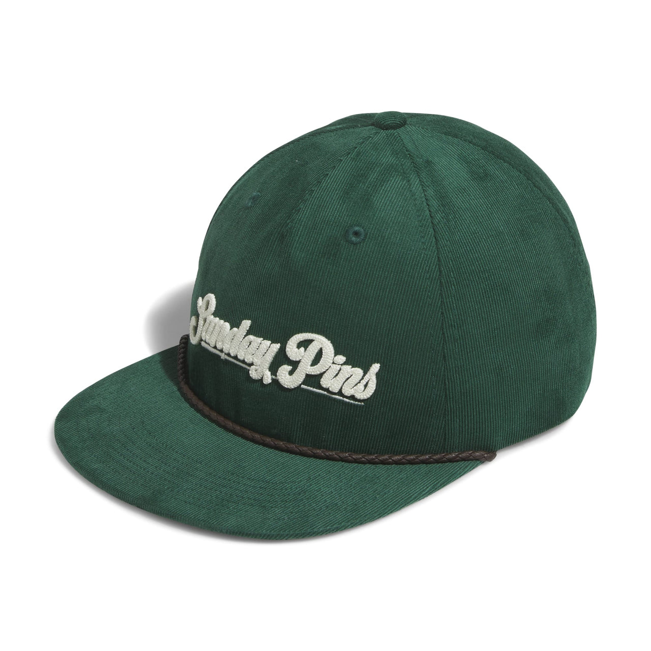 ADICROSS HEADWEAR CORD LTHR - COLLEGIATE GREEN