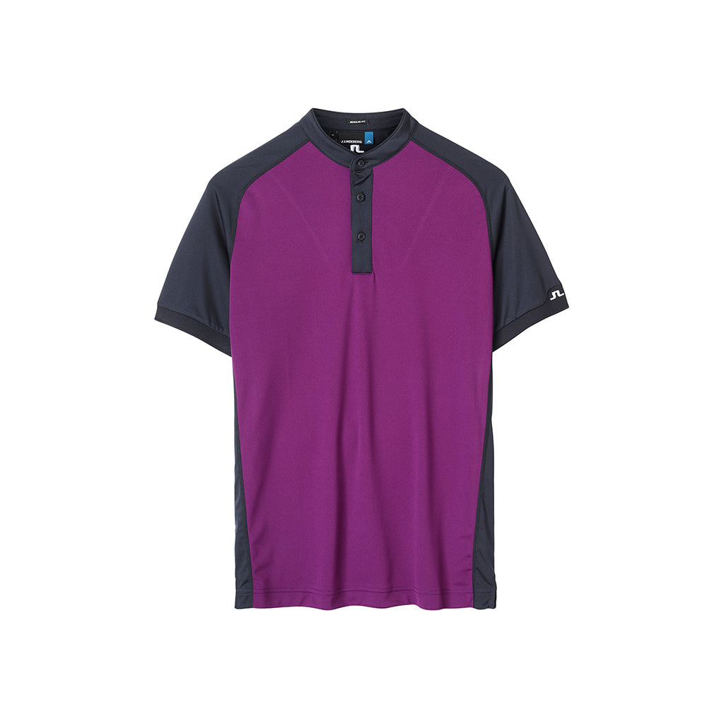 GreenRabbit Golf, J. Lindeberg, Edward Slim TX Jersey Deep Purple, Shirt - GreenRabbit Golf GOLFFASHION & LIFESTYLE