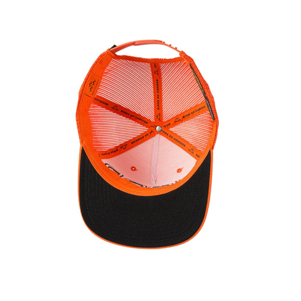 GreenRabbit Golf, Birds of Condor, Wood Trucker Snapback Orange, Cap - GreenRabbit Golf GOLFFASHION & LIFESTYLE