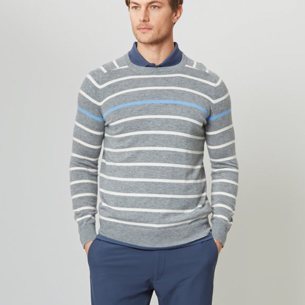 GreenRabbit Golf, Wolsey, Pop Brenton Crew Total Eclipse, Sweater - GreenRabbit Golf GOLFFASHION & LIFESTYLE