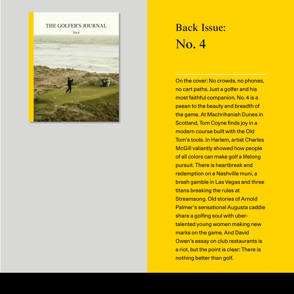 GreenRabbit Golf, The Golfers Journal, The Golfers Journal No. 4, Magazin - GreenRabbit Golf GOLFFASHION & LIFESTYLE