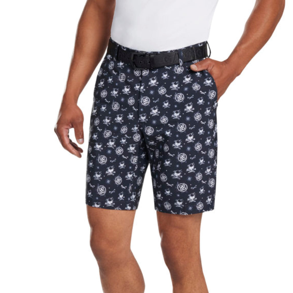 GreenRabbit Golf, G/Fore, MAVERICK HYBRID SHORT ONYX / SNOW, Shorts - GreenRabbit Golf GOLFFASHION & LIFESTYLE