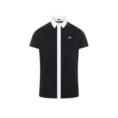 GreenRabbit Golf, J. Lindeberg, Ade Regular Fit Golf Polo Black, Shirt - GreenRabbit Golf GOLFFASHION & LIFESTYLE
