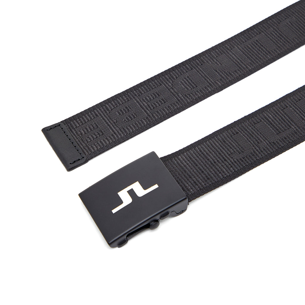 GreenRabbit Golf, J. Lindeberg, Bernt Golf Belt Black, Belt - GreenRabbit Golf GOLFFASHION & LIFESTYLE