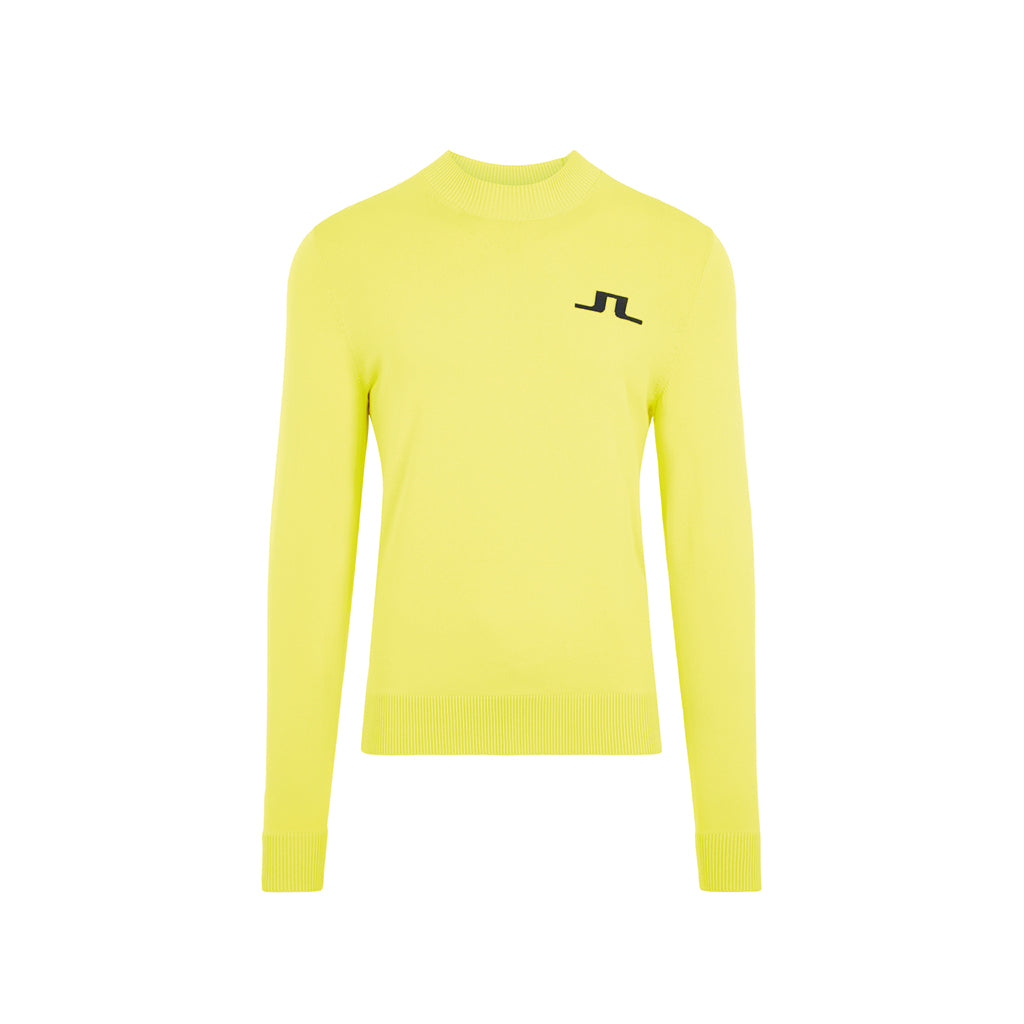 GreenRabbit Golf, J. Lindeberg, Gus Golf Sweater Leaf Yellow, Sweater - GreenRabbit Golf GOLFFASHION & LIFESTYLE