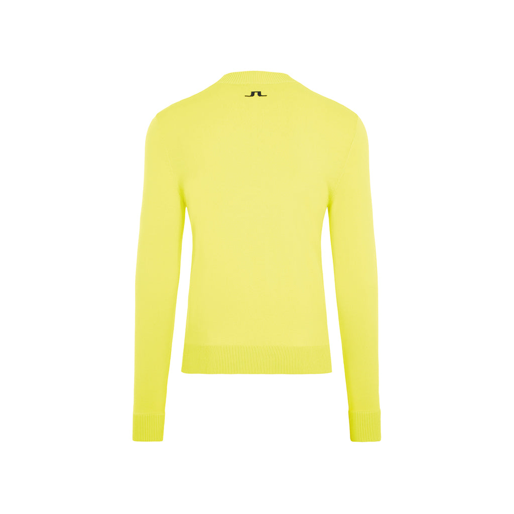 GreenRabbit Golf, J. Lindeberg, Gus Golf Sweater Leaf Yellow, Sweater - GreenRabbit Golf GOLFFASHION & LIFESTYLE