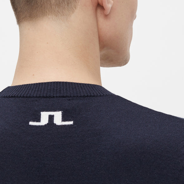 GreenRabbit Golf, J. Lindeberg, Ryan Golf Sweater	JL Navy, Sweater - GreenRabbit Golf GOLFFASHION & LIFESTYLE