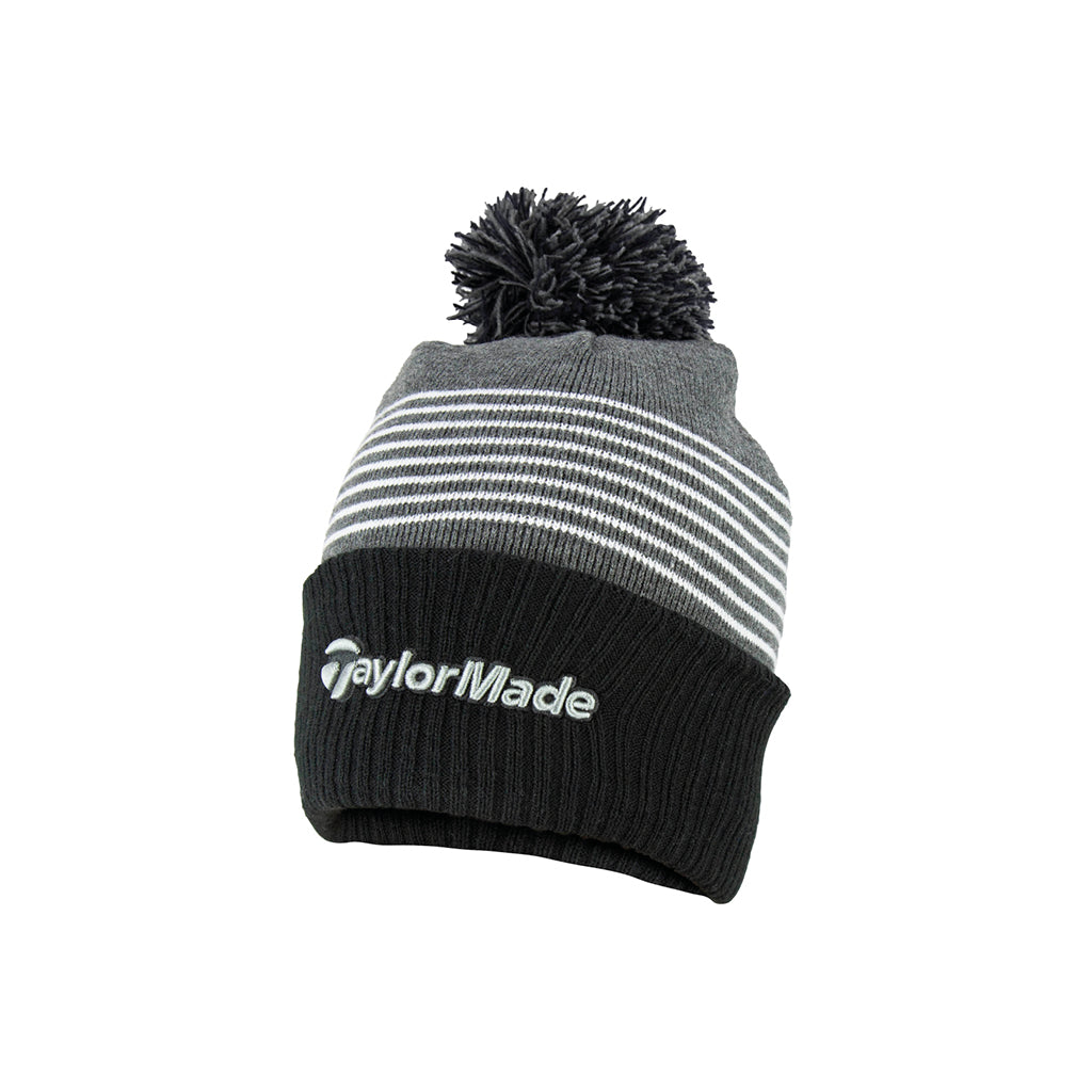 GreenRabbit Golf, TaylorMade, Bobble Beanie Black, Cap - GreenRabbit Golf GOLFFASHION & LIFESTYLE