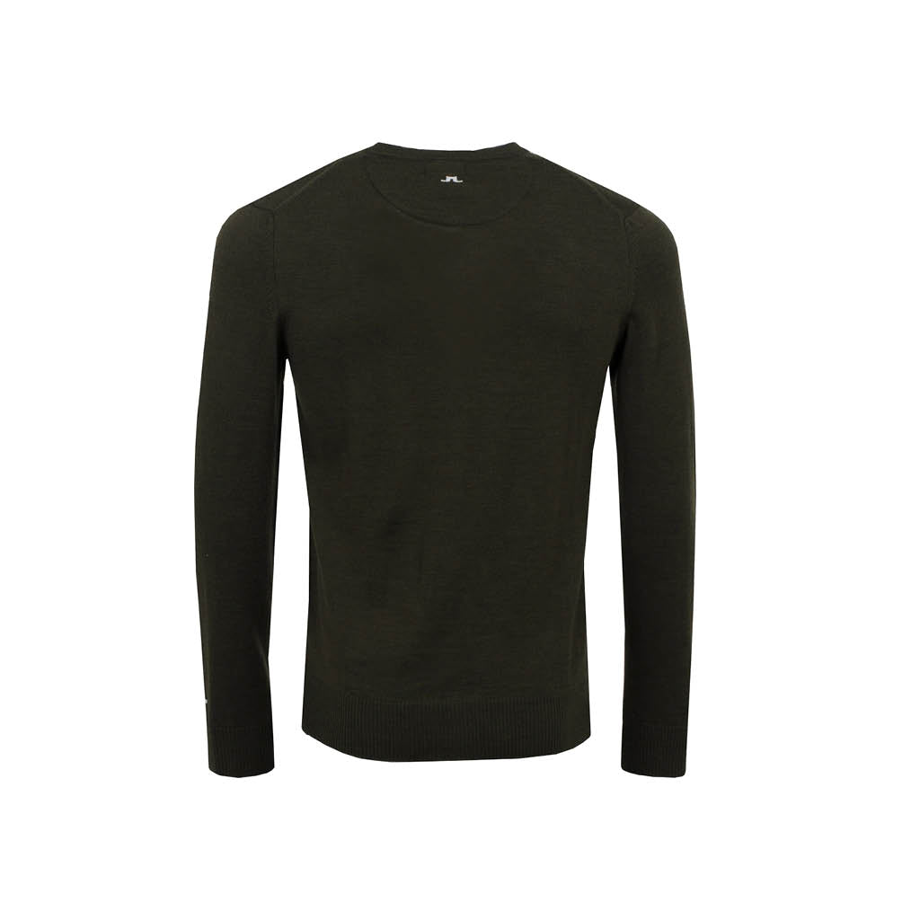 GreenRabbit Golf, J. Lindeberg, Lymann V-Neck Golf Sweater Grape Leaf, Sweater - GreenRabbit Golf GOLFFASHION & LIFESTYLE