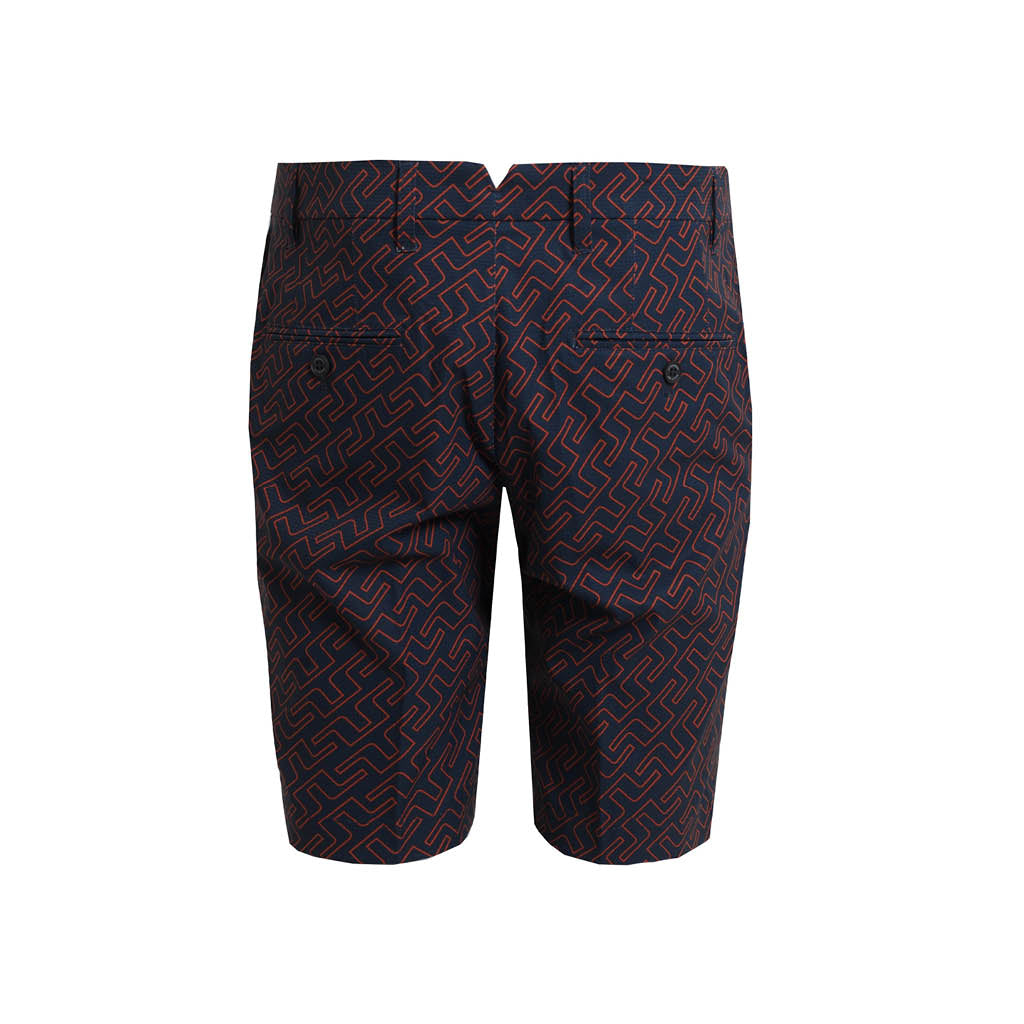 GreenRabbit Golf, J. Lindeberg, Tim Golf Shorts Navy Blazer Bridge Monogram, Shorts - GreenRabbit Golf GOLFFASHION & LIFESTYLE