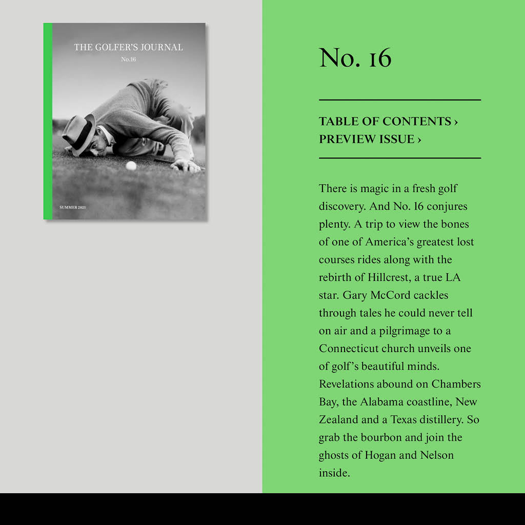 GreenRabbit Golf, The Golfers Journal, The Golfers Journal No. 16, Magazin - GreenRabbit Golf GOLFFASHION & LIFESTYLE