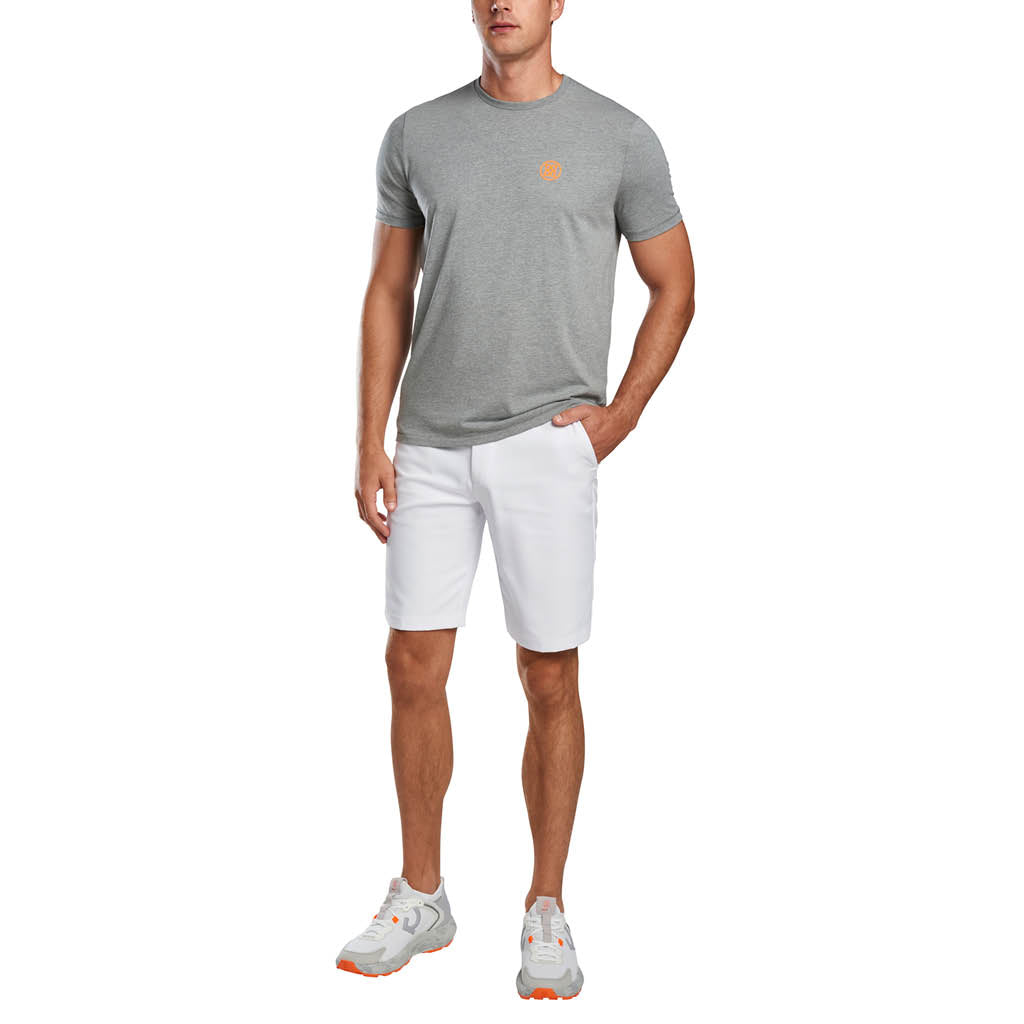 GreenRabbit Golf, G/Fore, MENS PRINTED TEE LIGHT HEATHER GREY, Shirt - GreenRabbit Golf GOLFFASHION & LIFESTYLE