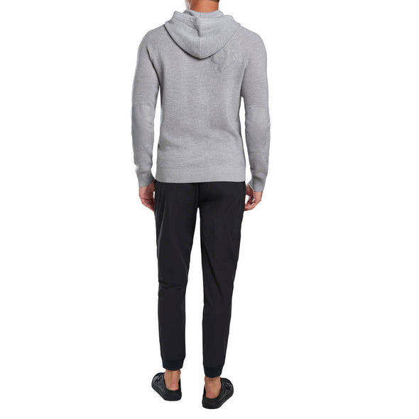 GreenRabbit Golf, G/Fore, MERINO WOOL WAFFLE PULLOVER LIGHT HEATHER GREY, Sweater - GreenRabbit Golf GOLFFASHION & LIFESTYLE
