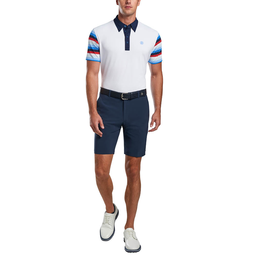 GreenRabbit Golf, G/Fore, OFFSET STRIPE POLO SNOW, Shirt - GreenRabbit Golf GOLFFASHION & LIFESTYLE