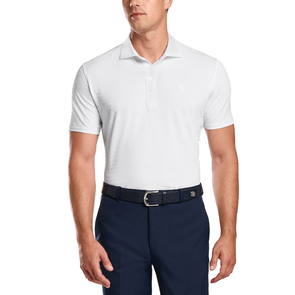 GreenRabbit Golf, G/Fore, PERFORATED STRIPE POLO SNOW, Shirt - GreenRabbit Golf GOLFFASHION & LIFESTYLE