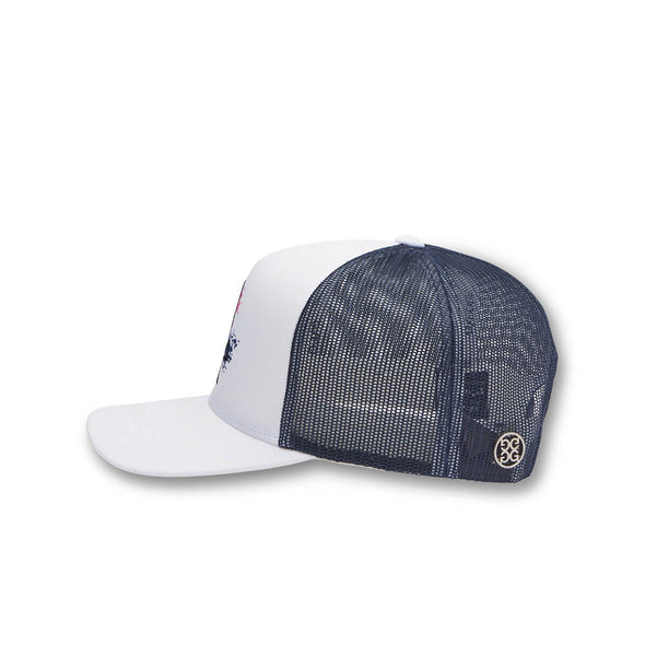 GreenRabbit Golf, G/Fore, SPLATTER SKULL & T'S TRUCKER SNOW, Cap - GreenRabbit Golf GOLFFASHION & LIFESTYLE