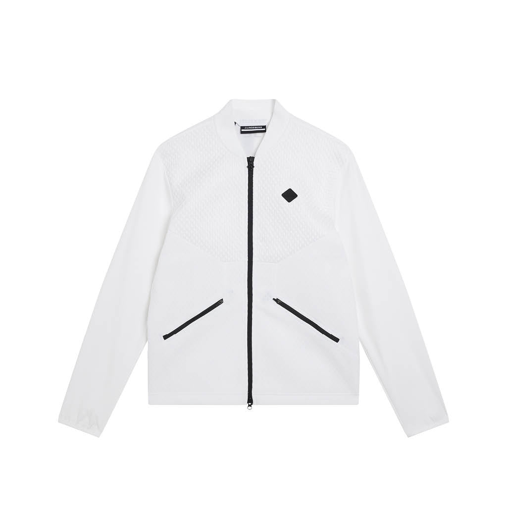 GreenRabbit Golf, J. Lindeberg, J. Lindeberg DIAMOND TECH BOMBER White, Sweater - GreenRabbit Golf GOLFFASHION & LIFESTYLE