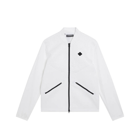GreenRabbit Golf, J. Lindeberg, J. Lindeberg DIAMOND TECH BOMBER White, Sweater - GreenRabbit Golf GOLFFASHION & LIFESTYLE