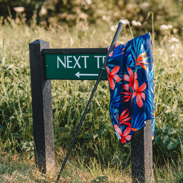 GreenRabbit Golf, UTHER, UTHER Blissful Garden Tour Golf Towel, Towel - GreenRabbit Golf GOLFFASHION & LIFESTYLE