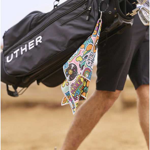 GreenRabbit Golf, UTHER, UTHER Golf Nuts Cart Golf Towel, Towel - GreenRabbit Golf GOLFFASHION & LIFESTYLE