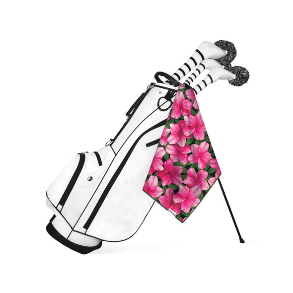 GreenRabbit Golf, UTHER, UTHER Azaleas of Augusta Tour Golf Towel, Towel - GreenRabbit Golf GOLFFASHION & LIFESTYLE