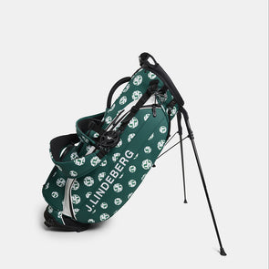 GreenRabbit Golf, J. Lindeberg, J. Lindeberg Play Stand Bag Print Rain Forest Sphere Dot, Bag - GreenRabbit Golf GOLFFASHION & LIFESTYLE