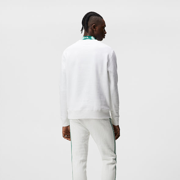 GreenRabbit Golf, J. Lindeberg, J. Lindeberg Alpha Crew Neck White, Sweater - GreenRabbit Golf GOLFFASHION & LIFESTYLE