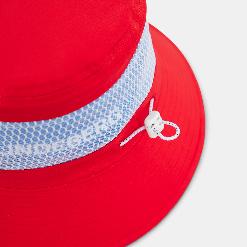 GreenRabbit Golf, J. Lindeberg, J. Lindeberg Denver Bucket Hat Fiery Red, Cap - GreenRabbit Golf GOLFFASHION & LIFESTYLE