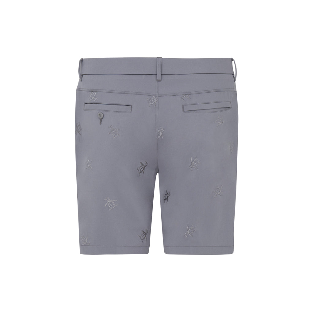 GreenRabbit Golf, Original Penguin, ORIGINAL PENGUIN SPACE DYED PETE EMBROIDERED SHORT QUIET SHADE, Shorts - GreenRabbit Golf GOLFFASHION & LIFESTYLE