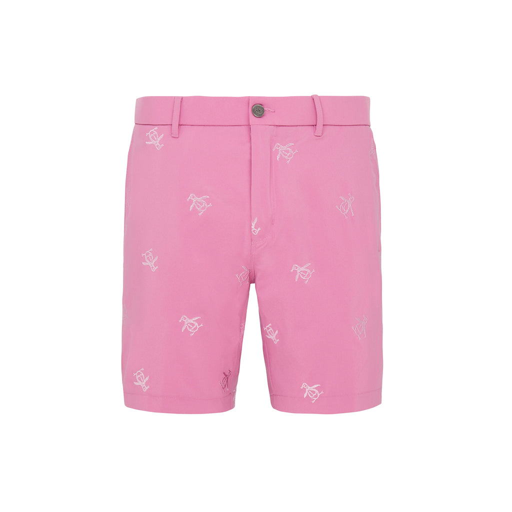 GreenRabbit Golf, Original Penguin, ORIGINAL PENGUIN SPACE DYED PETE EMBROIDERED SHORT ROSE BOUQUET, Shorts - GreenRabbit Golf GOLFFASHION & LIFESTYLE